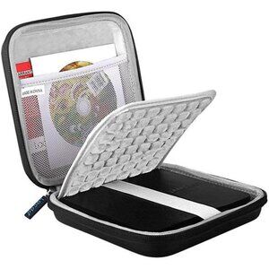 USB CD DVD Writer Blu-Ray & External Hard Drive Protective Storage Case Bag